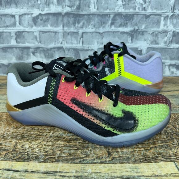Nike Metcon 6 X Training Shoes CK9389 706 "What The" Womens Sz 10 / Mens Sz 8.5 - Picture 2 of 11